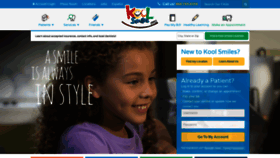 What Mykoolsmiles.com website looked like in 2019 (5 years ago)