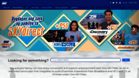 What Mysky.com.ph website looked like in 2019 (5 years ago)