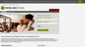 What Meinejobs-pflege.de website looked like in 2019 (5 years ago)