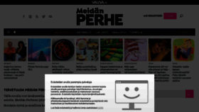 What Meidanperhe.fi website looked like in 2019 (5 years ago)