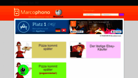 What Marcophono.com website looked like in 2019 (5 years ago)