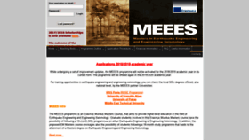 What Meees.org website looked like in 2019 (5 years ago)
