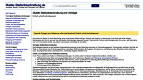 What Muster-stellenbeschreibung.de website looked like in 2019 (5 years ago)