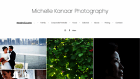 What Michellekanaarphotography.com website looked like in 2019 (5 years ago)