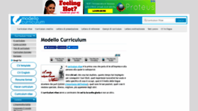 What Modellocurriculum.com website looked like in 2019 (5 years ago)