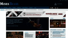 What Mises.org.br website looked like in 2019 (5 years ago)