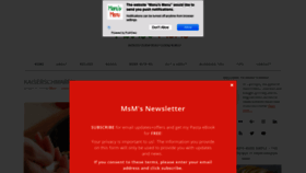 What Manusmenu.com website looked like in 2019 (5 years ago)