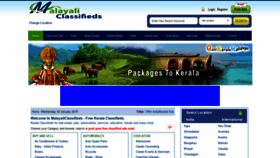 What Malayaliclassifieds.com website looked like in 2019 (5 years ago)