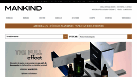 What Mankind.es website looked like in 2019 (5 years ago)