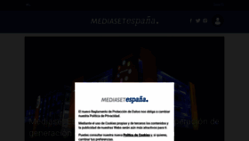 What Mediaset.es website looked like in 2019 (5 years ago)