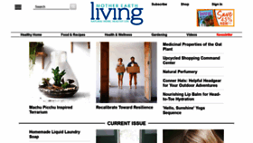 What Motherearthliving.com website looked like in 2019 (5 years ago)