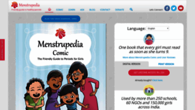 What Menstrupedia.com website looked like in 2019 (5 years ago)