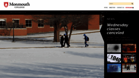 What Monmouthcollege.edu website looked like in 2019 (5 years ago)