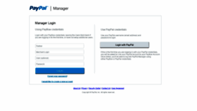 What Manager.paypal.com website looked like in 2019 (5 years ago)