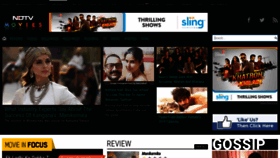 What Movies.ndtv.com website looked like in 2019 (5 years ago)