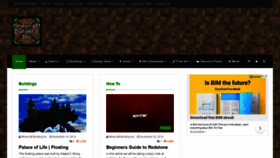 What Minecraftbuildinginc.com website looked like in 2019 (5 years ago)