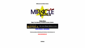 What Miraclegames.de website looked like in 2019 (5 years ago)