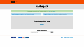 What Metapicz.com website looked like in 2019 (5 years ago)