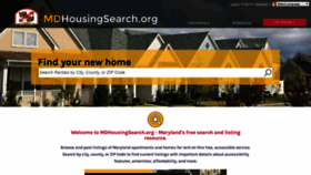 What Mdhousingsearch.com website looked like in 2019 (5 years ago)