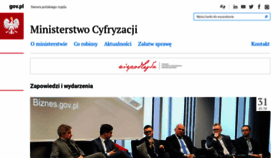 What Mc.gov.pl website looked like in 2019 (5 years ago)