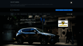 What Mazda.ie website looked like in 2019 (5 years ago)