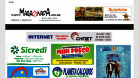 What Magronada.com.br website looked like in 2019 (6 years ago)