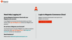 What Magento.cloud website looked like in 2019 (5 years ago)