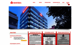 What Mayoraindah.co.id website looked like in 2019 (5 years ago)