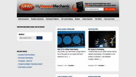 What Myhonestmechanic.com website looked like in 2019 (6 years ago)