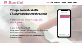 What Mamachat.org website looked like in 2019 (5 years ago)