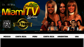 What Miamitvlatino.com website looked like in 2019 (5 years ago)
