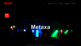 What Metaxa-music.cz website looked like in 2019 (5 years ago)