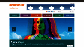 What Momentummagazineonline.com website looked like in 2019 (5 years ago)