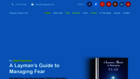 What Managingfear.com website looked like in 2019 (5 years ago)