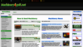 What Machinery4golf.net website looked like in 2019 (5 years ago)