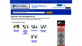 What Machinesales.com website looked like in 2019 (5 years ago)