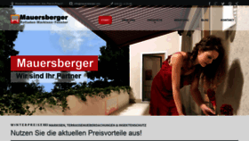 What Mauersberger.com website looked like in 2019 (5 years ago)