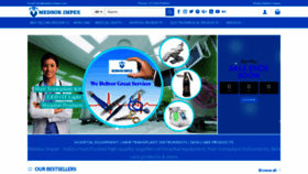 What Medsorimpex.com website looked like in 2019 (5 years ago)