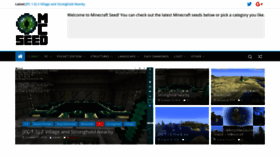 What Minecraftseed.org website looked like in 2019 (6 years ago)