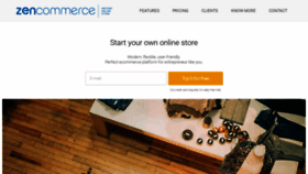 What Myzencommerce.in website looked like in 2019 (5 years ago)