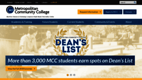 What Mcckc.edu website looked like in 2019 (7 years ago)
