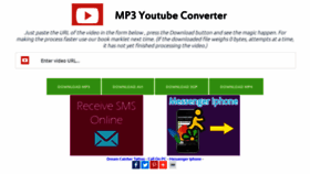 What Mp3youtubeconverter.com website looked like in 2019 (5 years ago)