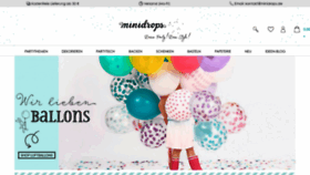 What Minidrops.de website looked like in 2019 (5 years ago)