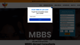 What Mbbsfromabroad.com website looked like in 2019 (5 years ago)
