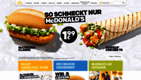 What Mcdonalds.de website looked like in 2019 (5 years ago)