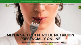 What Menjasa.es website looked like in 2019 (5 years ago)