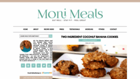 What Monimeals.com website looked like in 2019 (5 years ago)