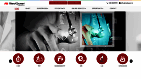 What Medquestdiagnostics.com website looked like in 2019 (5 years ago)