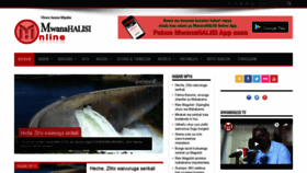 What Mwanahalisionline.com website looked like in 2019 (5 years ago)