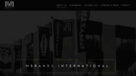 What Mbrands-international.com website looked like in 2019 (5 years ago)